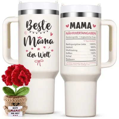 Immagine prodotto di Tazza termica da viaggio - 1200 ml con manico, ideale per la mamma