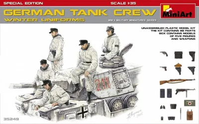 Produktbild von MiniArt 1:35 Fig. Dt. Panzerbesatz. (5)Winter SE