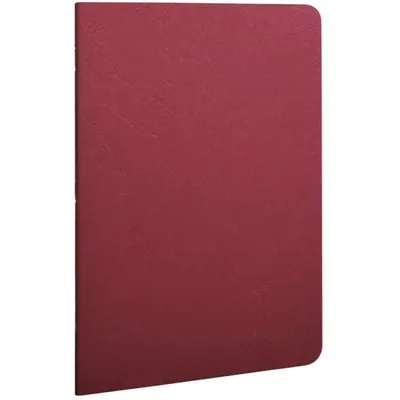 Produktbild von Clairefontaine Heft AgeBag A5 Leinen lin 48Bl rot