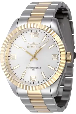 Produktbild von Invicta Specialty 47454 Herren Uhr - Quartz Bewegung - Edelstahl mit silbernem Zifferblatt - 43 mm