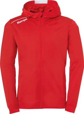 Produktbild von Kempa Trainingsjacke PLAYER HOOD JACKET Children 2003624_02 rot/weiß 152