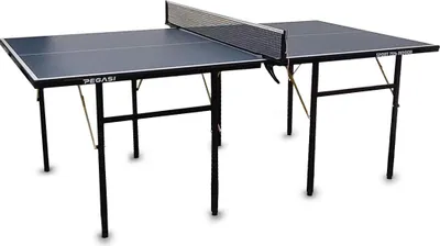 Produktbild von Pegasi Tischtennisplatte 200x98cm - Tischtennisplatte Indoor - Tischtennis - Faltbare Chassis Tischtennistisch - Tischtennistisch - Faltbare Tischtennisplatte - Blau