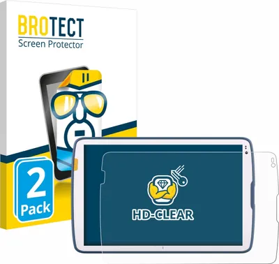 Produktbild von 2x Für Zebra ET45 10.1" Schutzfolie BROTECT Displayschutz Display Schutz Folie Klar Transparent