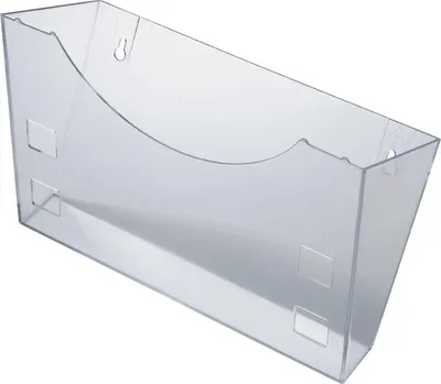 Produktbild von Wandhalter für Prospektfächer glasklar Packung mit 8 Stück