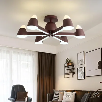 Immagine prodotto di Plafoniera LED 9072-6 con telecomando Colore della luce/luminosità regolabile Paralume in acrilico