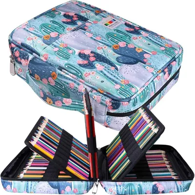 Zdjęcie produktu dla Etui na kredki 220 kredek, wodoodporne, poliester oxford, do szkoły