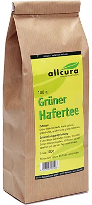 Obrázok produktu pre allcura Zelený ovsený čaj, 100 g čaju