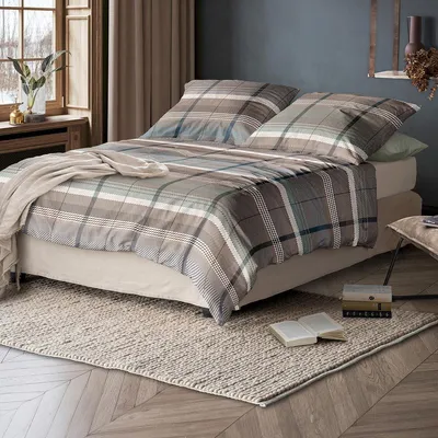 Produktbild von Irisette Edel-Feinbiber Bettwäsche Meran 8771 jade 135x200 cm + 80x80 cm
