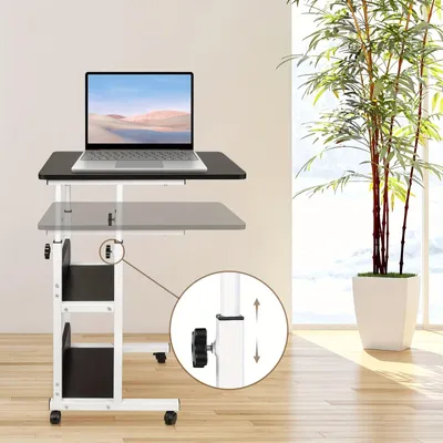 Image de Tablette d'ordinateur portable réglable - Table pour ordinateur portable - Bureau - Table d'appoint - Table informatique