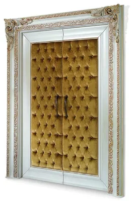 Produktbild von Casa Padrino Luxus Barock Doppel Wohnungstür Elfenbein / Gold 176 cm - Italy