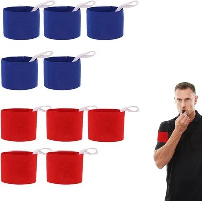 Obrázok produktu pre Elastická futbalová páska, modrá, pre deti aj dospelých, nastaviteľná, na futbal