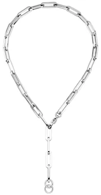 Produktbild von 7mm Y-Kette Collier Halskette Anker weit vierkant Kette aus Edelstahl 55cm
