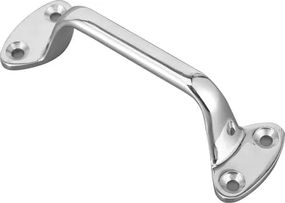 Produktbild von 6-Zoll Edelstahl Türgriff - Robuste 316 Marinequalität - 150x48mm - Universelle Nutzung für Boote und Yachten