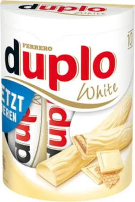 Image de Duplo White Limited Edition avec 10 barres de chocolat blanc 182g
