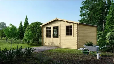 Produktbild von Gartenhaus, Gerätehaus 16m2 - 4x4m - 40mm