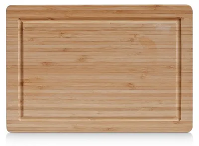 Image de Zeller 25219 Planche à découper, bambou, env. 32 x 22 x 1,6 cm, naturel