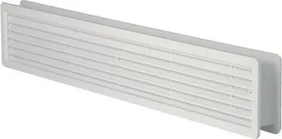 Zdjęcie produktu dla Kratka wentylacyjna do drzwi VMD, 500 x 90 mm, 2 szt., biała 0201
