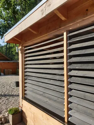 Produktbild von Flex Fence Edelstahlschienen drehbare Lamellen 165 cm - Pro Set 2 Stück