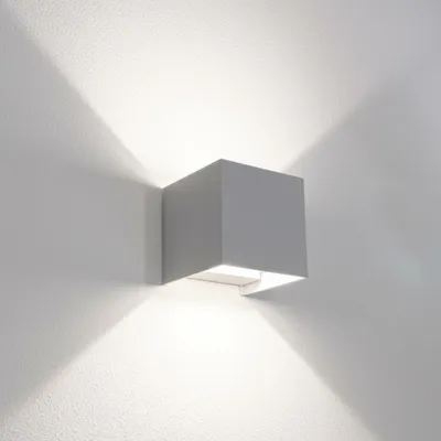 Immagine prodotto di Lampada da esterno a LED CENTURY con illuminazione verso l'alto/verso il basso QUADRATO grigio 10W 3000/4000/6500K IP65