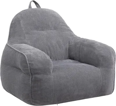 Imagen del producto de Silla-bolsa para niños, fabricada en tela resistente, con relleno suave, de 62x65x53 cm, ideal para salas de juegos