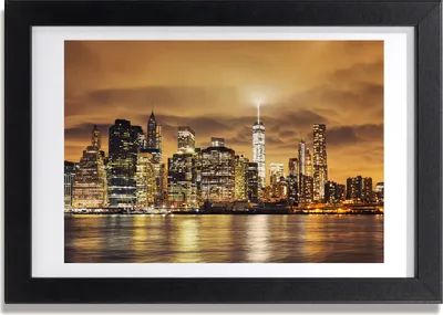 Produktbild von Bild 30x20 MDF-Rahmen, Wandkunst Manhattan New York City