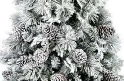 Image de Arbre de Noël Home ESPRIT Blanc PVC Neigeux