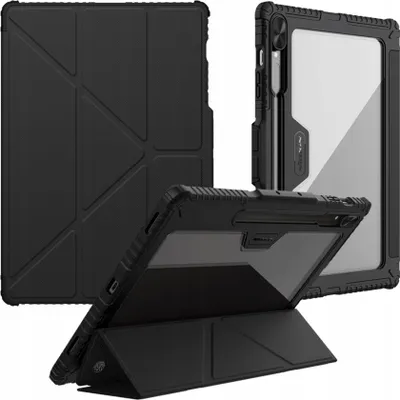 Produktbild von Nillkin, Bumper PRO Hülle Galaxy Tab S9 Plus / S10 Plus mit Kameraabdeckung, Schwarz