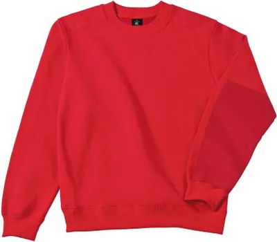 Produktbild von Herren-Sweatshirt für Arbeitskleidung - B&C HERO PRO - red - Größe M