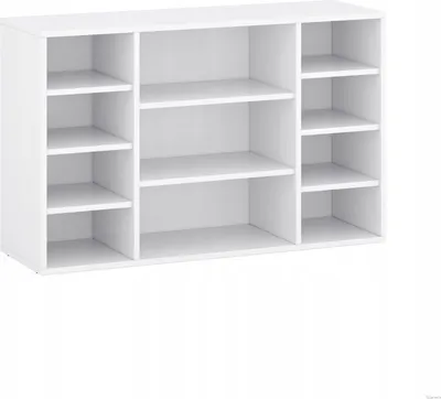 Produktbild von Mehrzweckregal Nivo Weiß Matt – Kompakt, 104 cm breit
