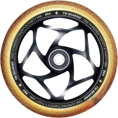 Obrázek produktu pro Blunt TRI Stunt-Scooter Wheel 120 x 30 mm schwarz/PU gold