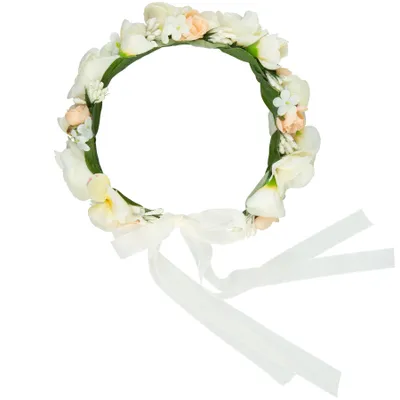Produktbild von Blumenkranz Almrausch - grün/weiß