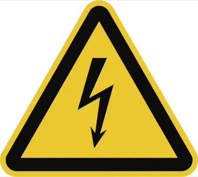 Produktbild von Dreifke® Schild, Warnung vor elektrischer Spannung ISO 7010, Kunststoff, 400 ...