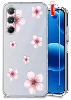 Zdjęcie produktu dla ETUI do Samsung A15 5G WZORY WIOSENNE WIOSNA KWIATY CLEAR CASE + SZKŁO