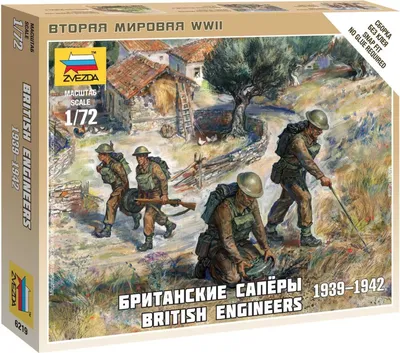 Image de Zvezda 1:72 Pionniers britanniques
