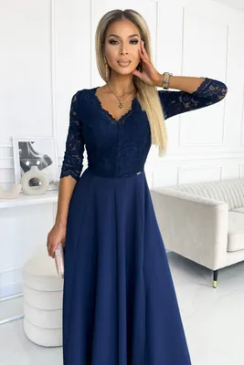Produktbild von Kleid NUMOCO AMBER 309-6 DUNKELBLAU Größe: M