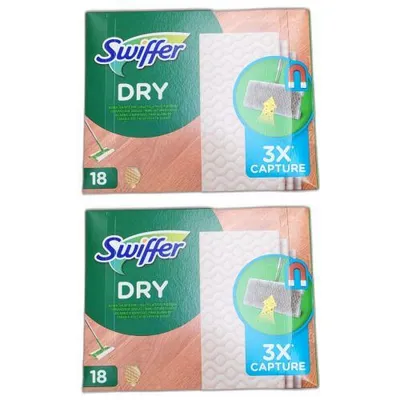 Produktbild von Swiffer Holz & Parkett Wischtücher 18er (2er Pack)