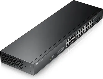 Produktbild von Zyxel GS-1900-24 v2 Managed L2 Gigabit Ethernet (10/100/1000) 1U Schwarz