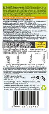 Produktbild von RINTI Kennerfleisch Junior Huhn 12x800g Hundefutter Welpen Premium