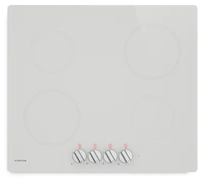 Produktbild von Klarstein Kochheld Induktionskochfeld 60 cm - 4-Zonen, 7000W Boost, Drehknopf, Glaskeramik, Restwärmeanzeige & Überhitzungsschutz, Kochfeld Induktion, Schwarz