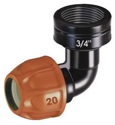 Obrázok produktu pre Claber koleno Ø 20 mm, závit 3/4" I