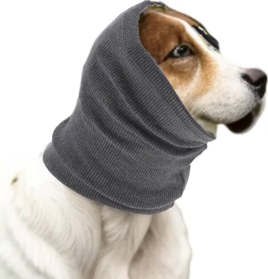 Produktbild von Hunde Beruhigendes Stirnband, Hund Ohrschützer Lärmschutz, S, Grau