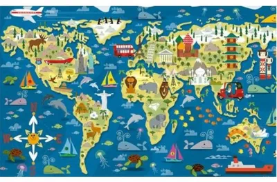 Image de Puzzle carte du monde 200 pièces - collection géographie - educa - 19292