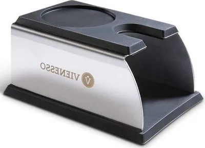 Produktbild von Famanu Tamperstation Edelstahl und Silikon - Professionelles Druckstation für Barista