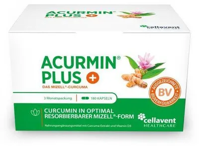 Image de Acurmin Plus Le curcuma micellaire en capsules molles 180 pc
