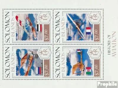 Produktbild von Briefmarken Salomoninseln 2014 Mi 2422-2425 Kleinbogen (kompl. Ausg.) postfrisch Geschichte der Luftfahrt
