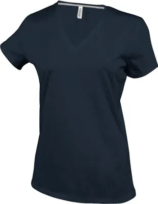 Immagine prodotto di Kariban T-shirt donna a maniche corte con scollo a V