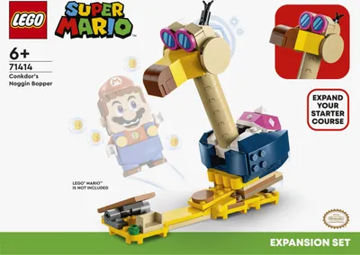 Zdjęcie produktu dla LEGO Super Mario Conkdor's Noggin Bopper — zestaw rozszerzający, Zestaw do budowania, 6 lat(a), Plastik, 130 szt., 161 g