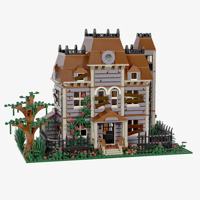 Produktbild von Modbrix 107064 Creepy Mansion / Gruseliges Herrenhaus 1.736 Klemmbausteine