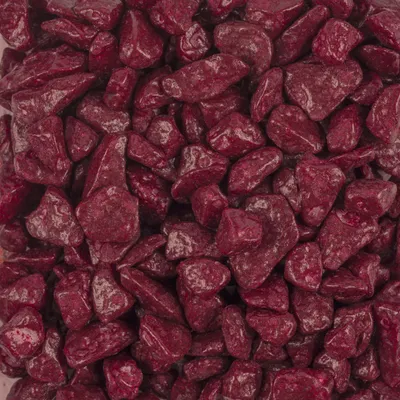 Produktbild von Dekosteine Farbsteine 9-13mm - 1kg Bunte Steine BURGUND