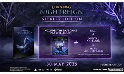 Obrázek produktu pro BANDAI NAMCO Entertainment ELDEN RING NIGHTREIGN Seekers Edition (PS5), PlayStation 5, Režim multiplayer, Starší, Fyzické médium